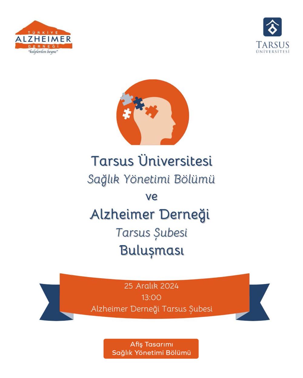 Toplumsal Katkı Kapsamında Sağlık Yönetimi Öğrencileri ile Alzheimer Derneği Tarsus Şubesi Buluşması