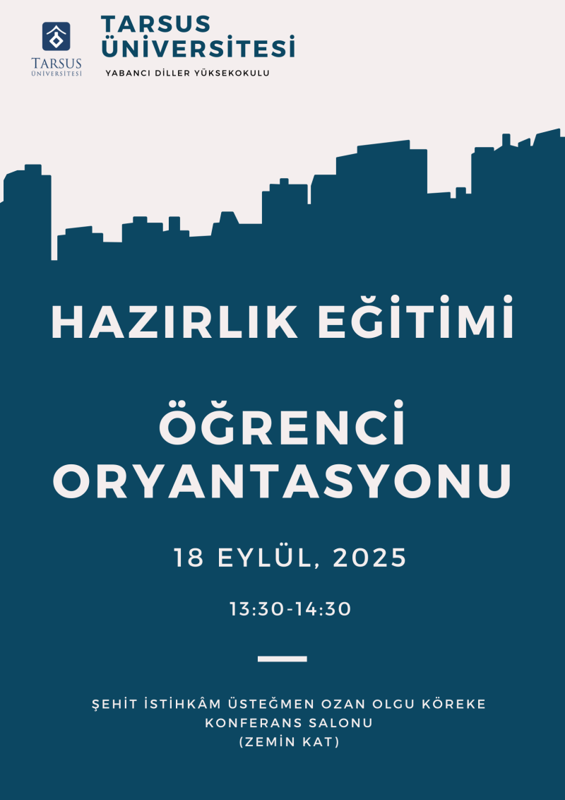 Yabancı Dil Hazırlık Programı Oryantasyon Programı