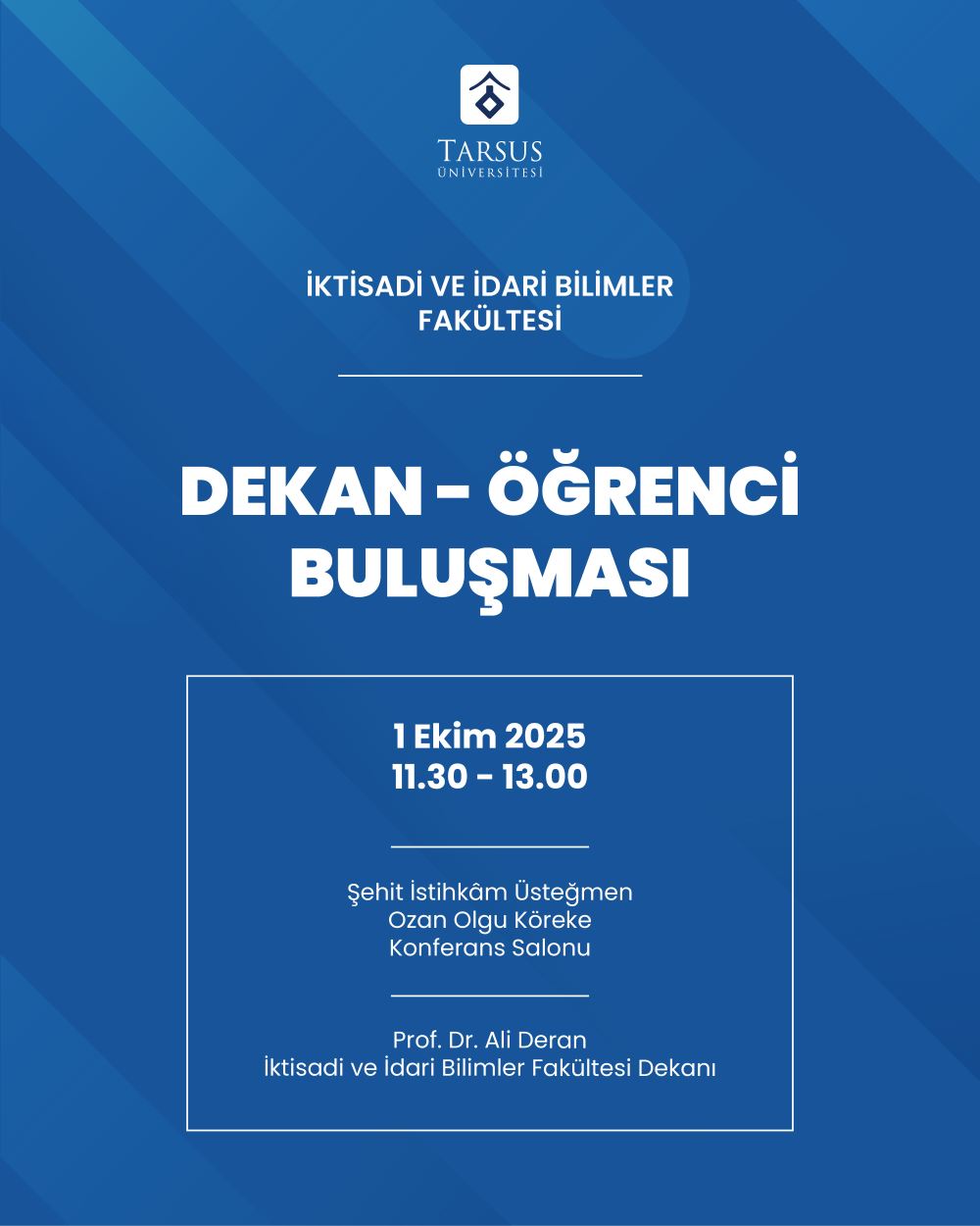 İİBF Dekan - Öğrenci Buluşması 