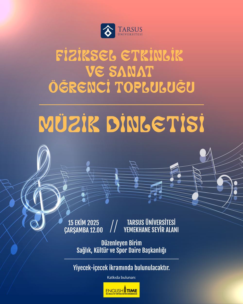 Fiziksel Etkinlik ve Sanat Öğrenci Topluluğu - Müzik Dinletisi 