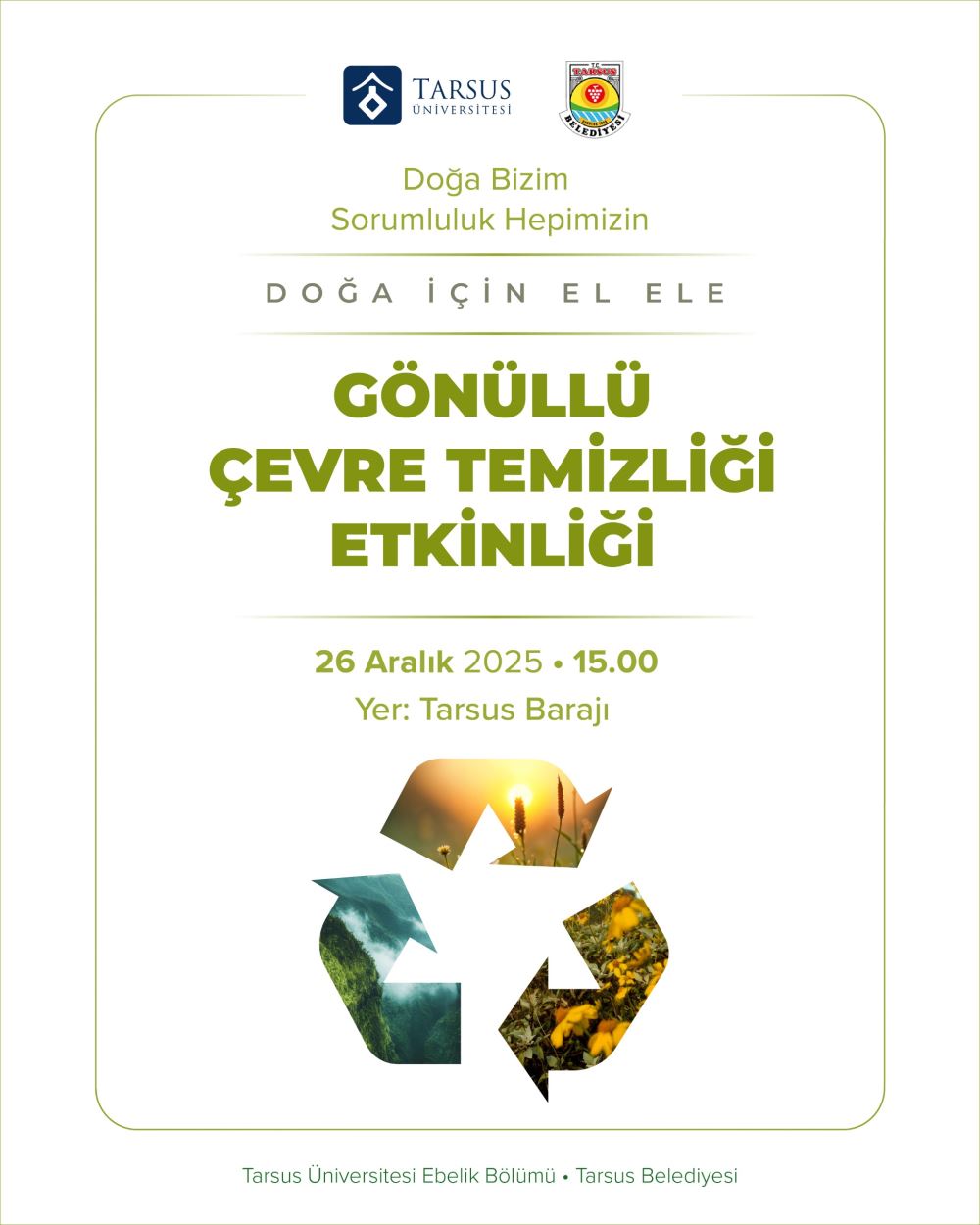 Gönüllü Çevre Temizliği Etkinliği