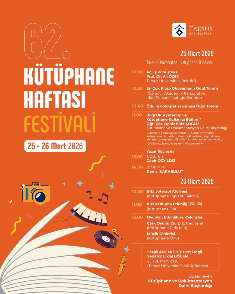 62. Kütüphane Haftası Festivali