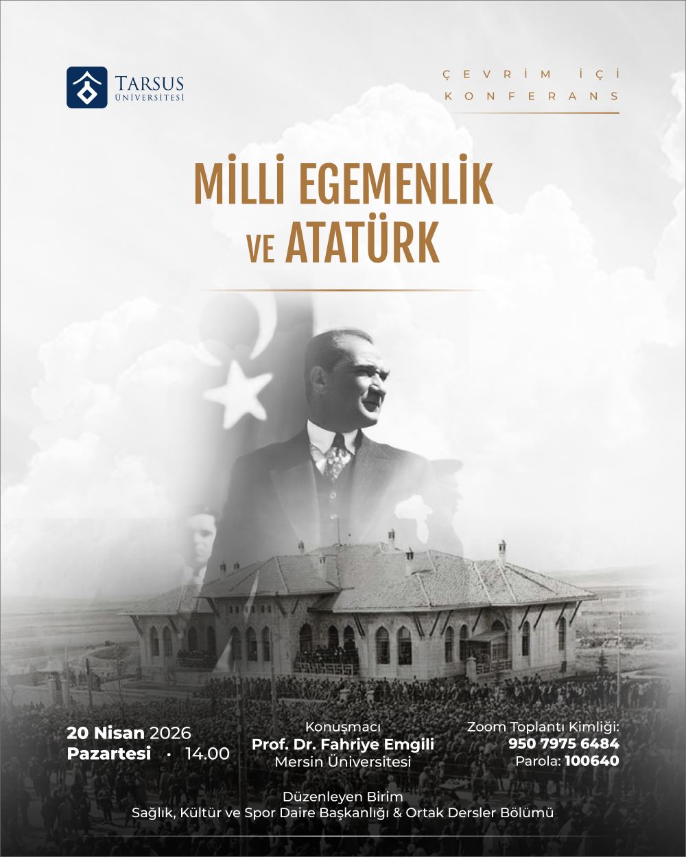 Çevrim İçi Konferans: Milli Egemenlik ve Atatürk