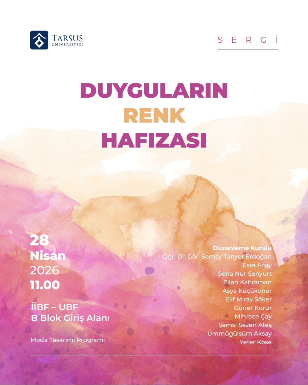 Sergi: Duyguların Renk Hafızası