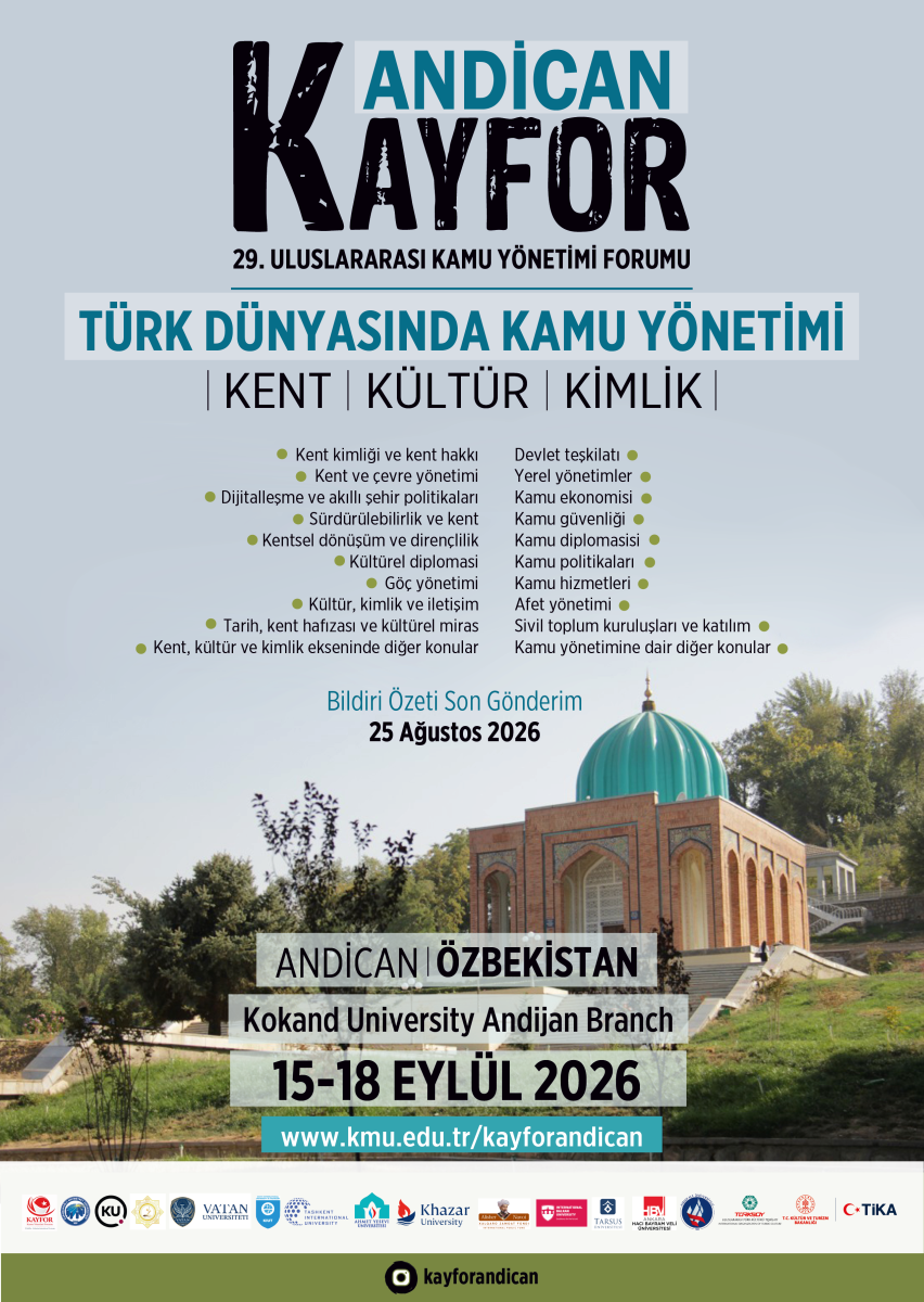 Kayfor Andican 29. Uluslararası Kamu Yönetimi Formu
