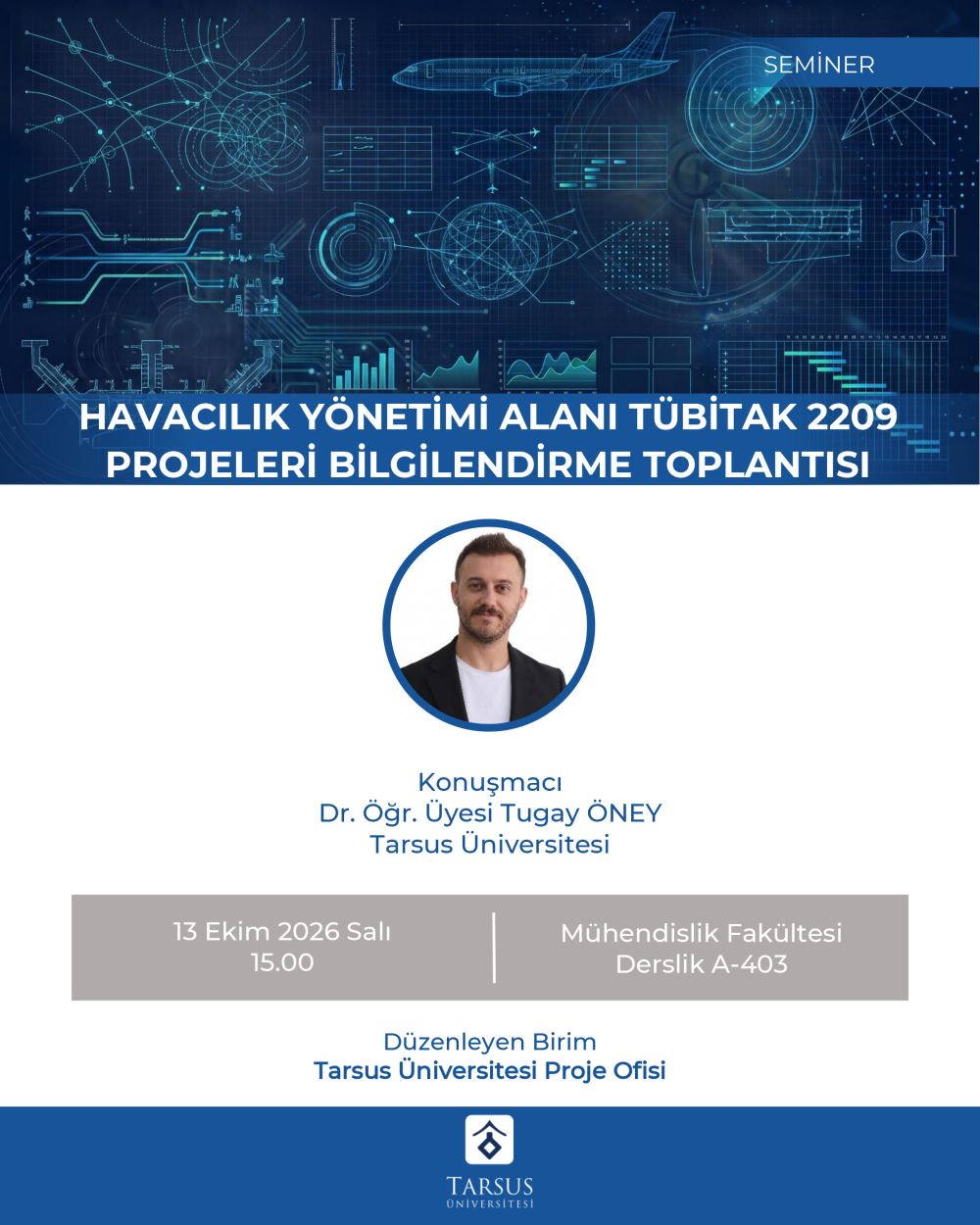 TÜBİTAK 2209 Projeleri Havacılık Yönetimi Alanı Bilgilendirme Toplantısı
